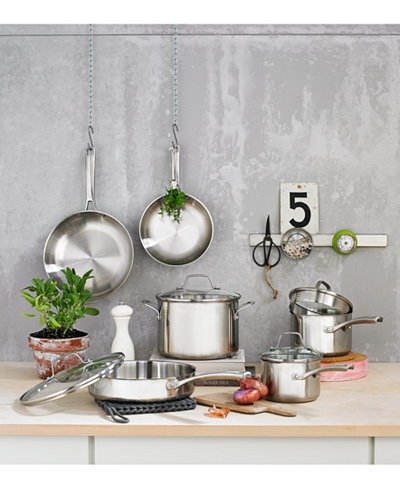 Classic Stainless Steel 10-Pc. Cookware Set