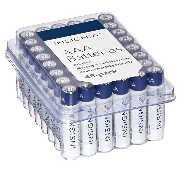 Insignia AAA Batteries (48-Pack)