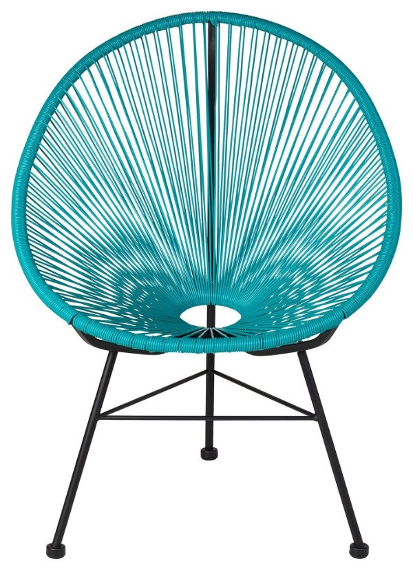 Acapulco Weave Lounge Chair - Contemporary - Outdoor Lounge Chairs - by The Khazana Home Austin Furniture Store