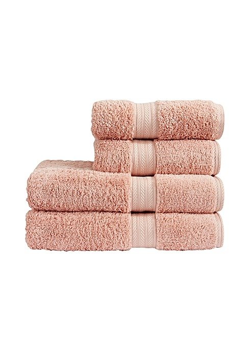 奶油粉色浴巾