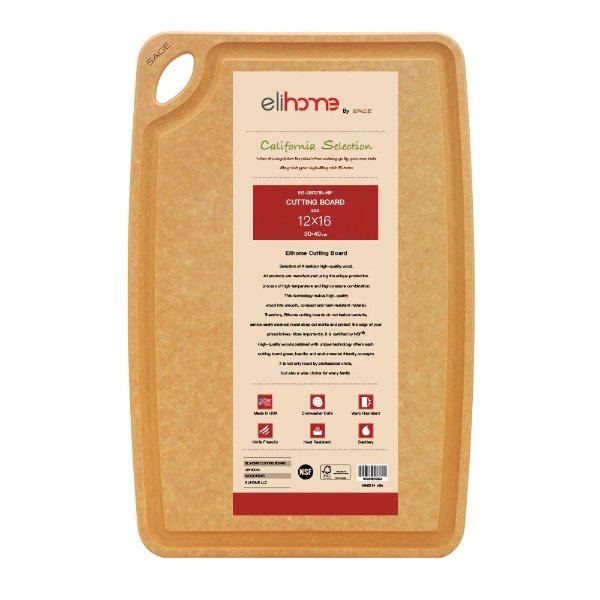 Cutting Board with Juice Groove ES-381216-NF