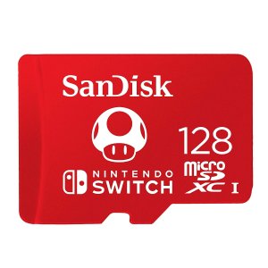 SanDisk 128GB microSDXC UHS-I Memory Card for Nintendo-Switch