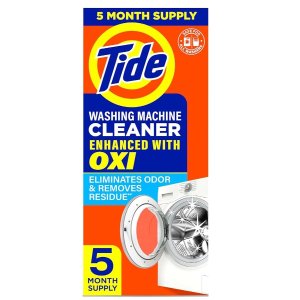 Washing Machine Cleaner by Tide, Washer Cleaning with Oxi for Front and Top Loader Washer Machines, 5 Month Supply