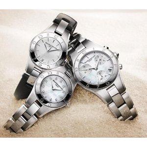 Baume & Mercier Linea Chronograph Mother of Pearl Ladies' Watch 10012, Dealmoon Exclusive