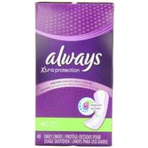 Always Xtra Protection Unscented Daily Liners