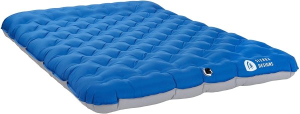 2 Person Queen Camping Air Bed Mattress for Car Camping, Travel, and Camp (Pump Included)