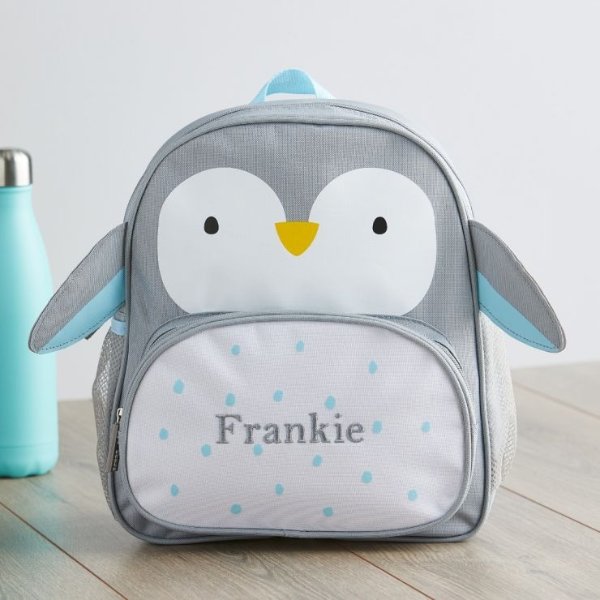 Personalized Penguin Infant Backpack Welcome %1