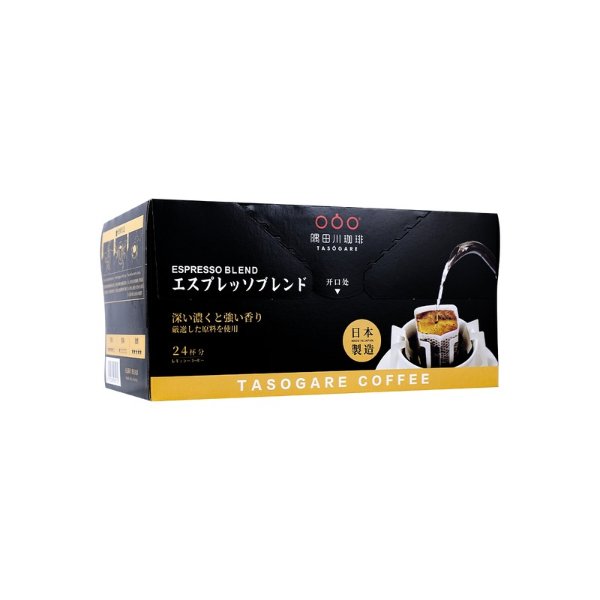隅田川 日本制造 意式特浓挂耳黑咖啡 24杯入