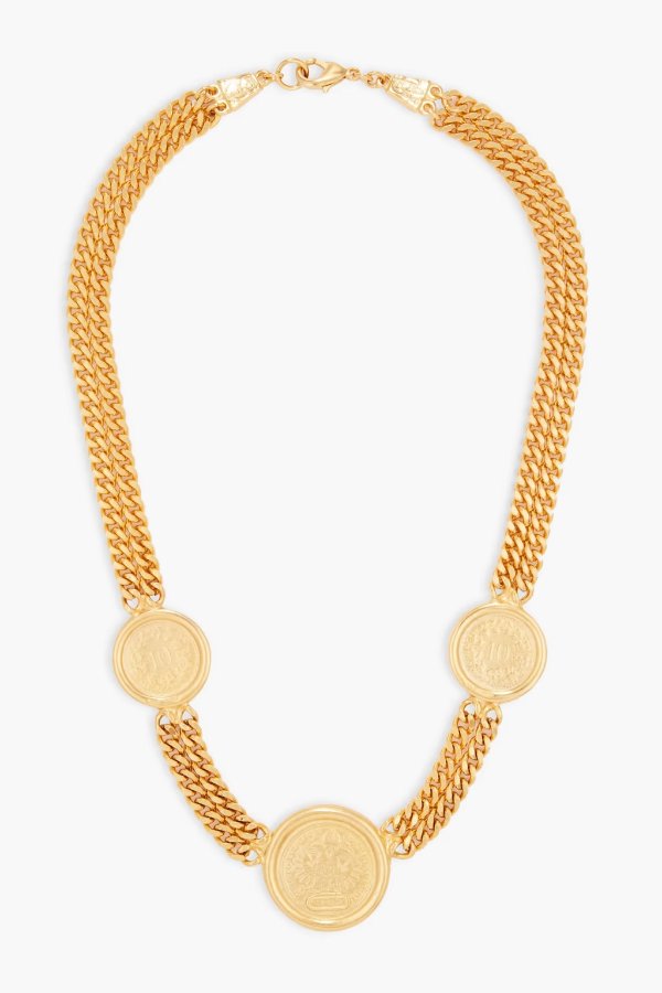 24-karat gold-plated necklace