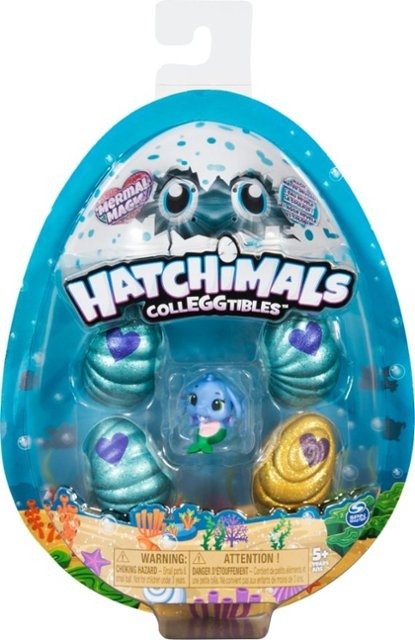 CollEGGtibles Mermal Magic Egg (4-Pack) with Bonus Figure