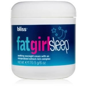 Bliss FatGirlSleep 新版夜间紧肤纤体霜, 6 oz