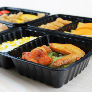 Today Only: Enther Meal Prep Containers [20 Pack] 3 Compartment with Lids, Food Storage Bento Box