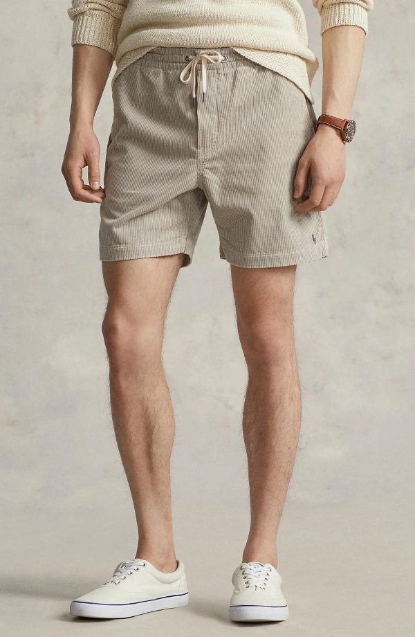 Classic Fit Prepster Cotton Corduroy Shorts