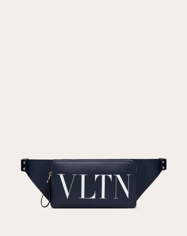 Valentino Garavani LEATHER VLTN BELT BAG for Man | Valentino Online Boutique