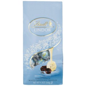 Lindt LINDOR Stracciatella White Chocolate Truffles, 9.3 Ounce