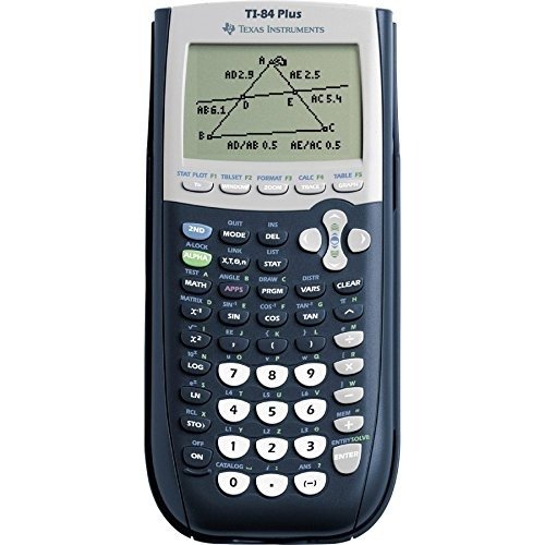 TI-84 Plus Graphing Calculator, 10-Digit LCD
