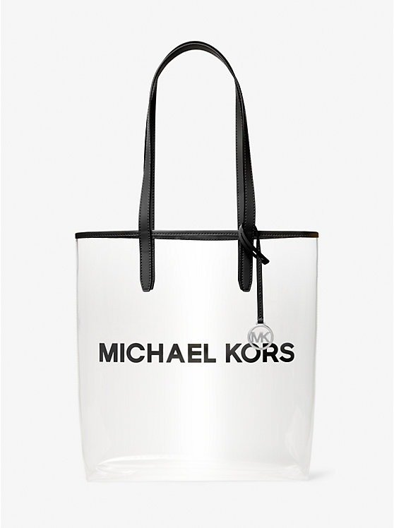 The Michael Large Clear Vinyl Tote Bag