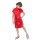 Blossom and Leaves Little Chinese Qipao Dress Red