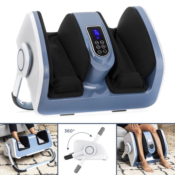 Air Compression Shiatsu Calf & Foot Therapeutic Massager