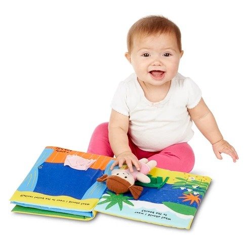 婴儿益智布书