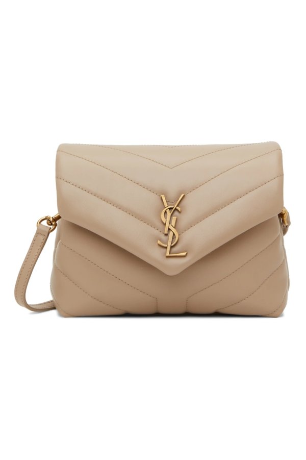 Beige LouLou Toy Bag