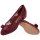 Vara Bow Pump Shoe in Red