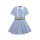 Girl's Belted Stripe Cotton Dress