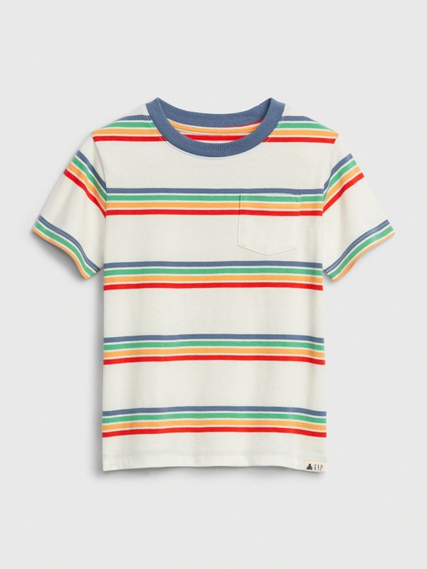 Toddler Stripe Short Sleeve T-Shirt