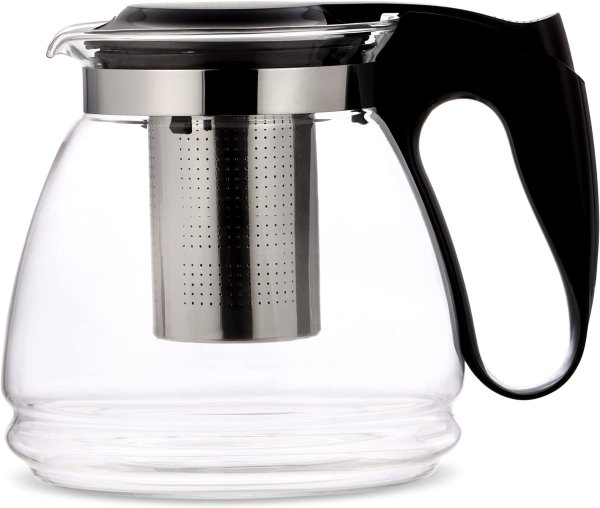 Simpli-Magic 79418 1500 ml Glass Tea Pot with Stainless Steel Filter