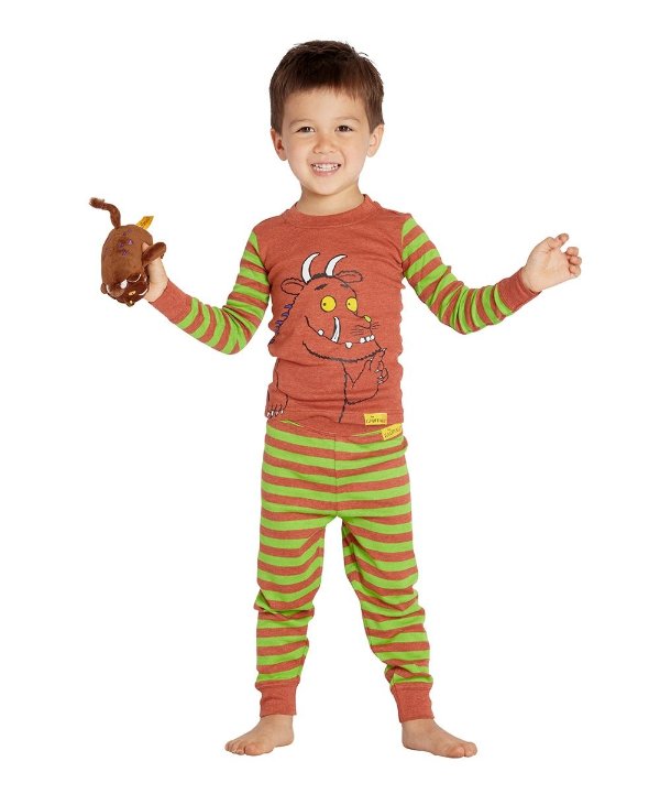 Gruffalo Brown Stripe Pajama Set - Toddler