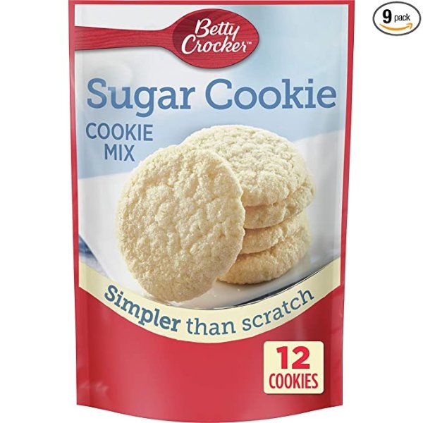 Baking Mix, Sugar Cookie Mix, 6.25 Oz Pouch (Pack of 9)