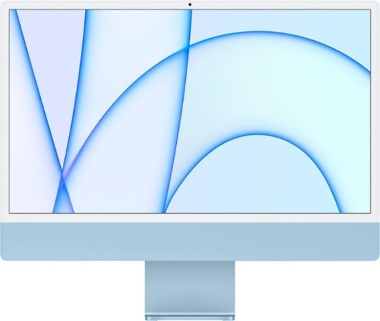 iMac 24吋 蓝色 7核(M1, 8GB, 256GB)