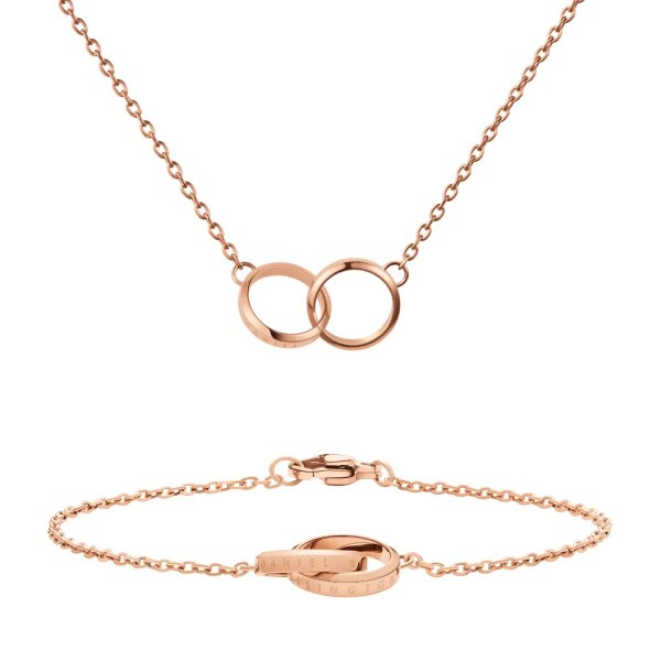 Elan Bracelet and Necklace - Jewellery in Rose Gold | DW