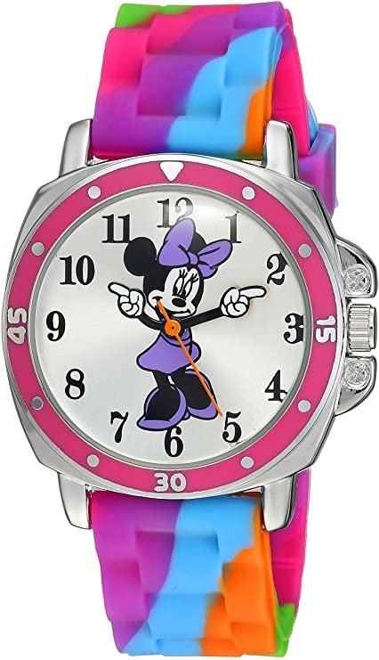 Kids' MN1104 Watch with Tie Dye Rubber Band