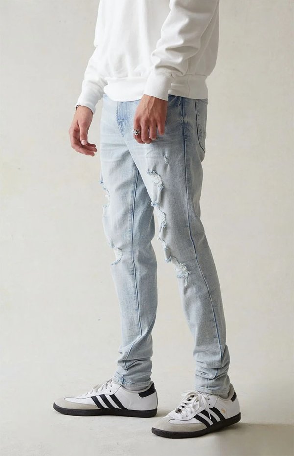 Eco Comfort Stretch Indigo Stacked Skinny Jeans |