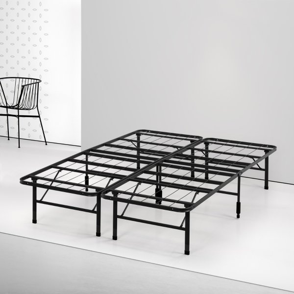 by Zinus - Steel SmartBase Bed Frame Black, Multiple Sizes