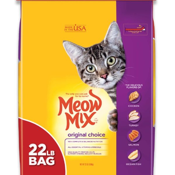 Meow 全面均衡有机猫粮 22磅装 适用于所有年龄段的猫猫
