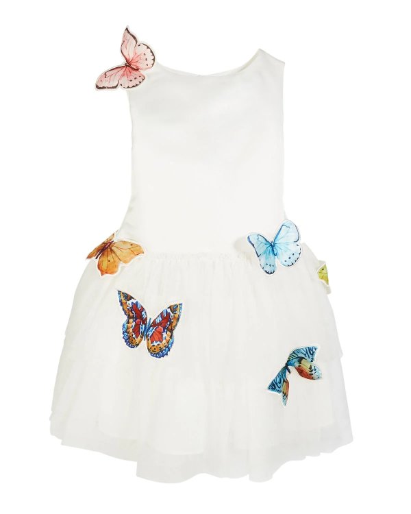 Nelly Sleeveless Tulle DressNelly Sleeveless Tulle Dress with Butterflies, Size 10-12 Nelly Sleeveless Tulle Dress with Butterflies, Size 5-8