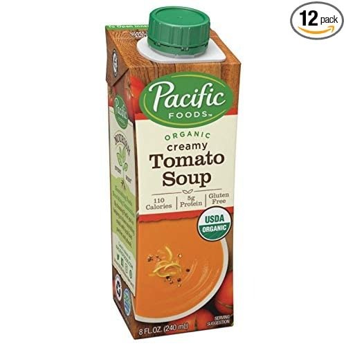 Foods Organic Creamy Tomato Soup, 8-Ounce Cartons, 12-Pack