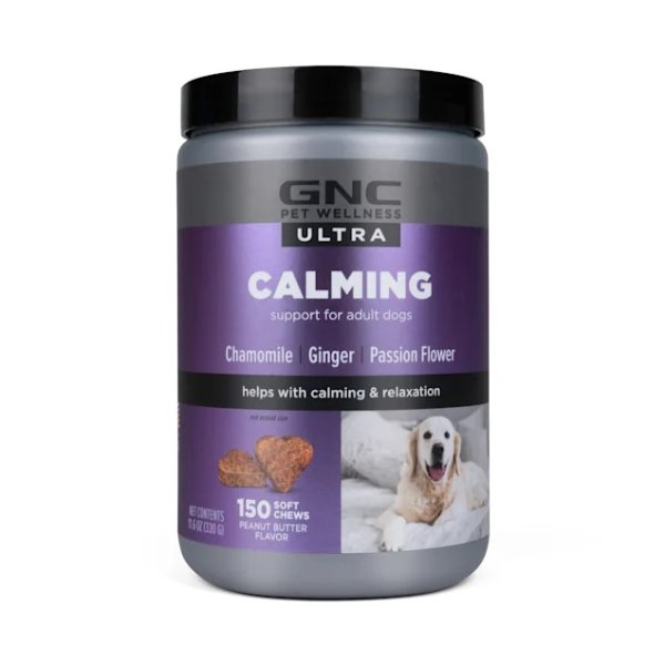 Ultra for Pets Calming Peanut Butter Flavor Soft Chews for Dogs, Count of 150 | Petco