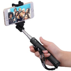  New Generation Selfie Stick, Mpow iSnap X One-piece U-Shape Self-portrait Monopod Extendable Selfie Stick with built-in Bluetooth Remote Shutter 