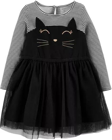 小童猫咪连衣裙
