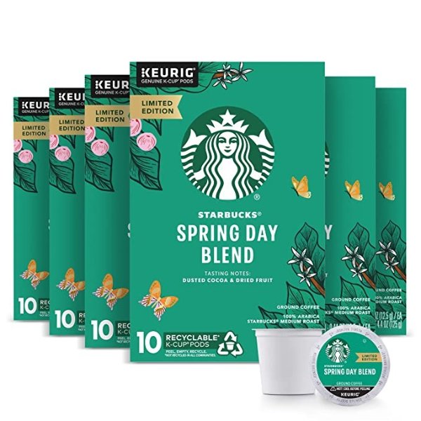 Spring Day Blend K Cup Coffee, Spring Blend, 60Count