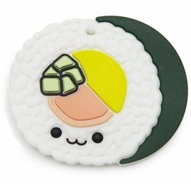 Silicone Teether with Clip - Sushi Roll