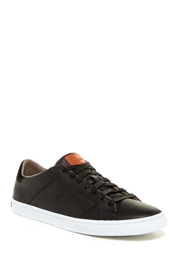 Margo Lace-Up Leather Sneaker