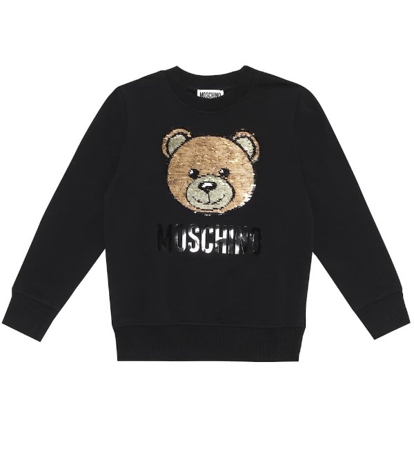Teddy Bear sequined sweatshirt