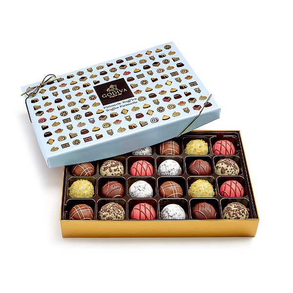 法式夹心甜品口味松露巧克力礼盒 24粒