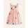 儿童贴布绣3D花朵连衣裙纱裙
