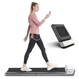 WalkingPad Folding Treadmill, Ultra Slim Foldable Treadmill Smart Fold Walking Pad Portable Safety Non Holder Gym and Running Device P1 Grey 0.5-3.72MPH