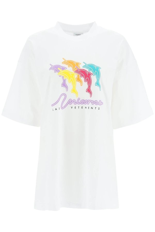 'dolphin unicorn' T恤